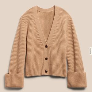 Banana Republic Talia Merino-cashmere cardigan